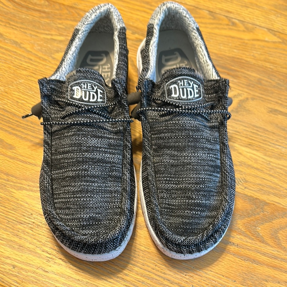 Hey Dude Brand New Lightweight Casual Slip-On Sneakers - Charcoal Gray